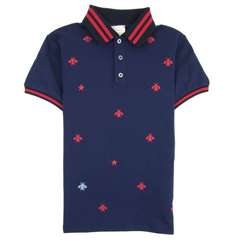 gucci bee star polo